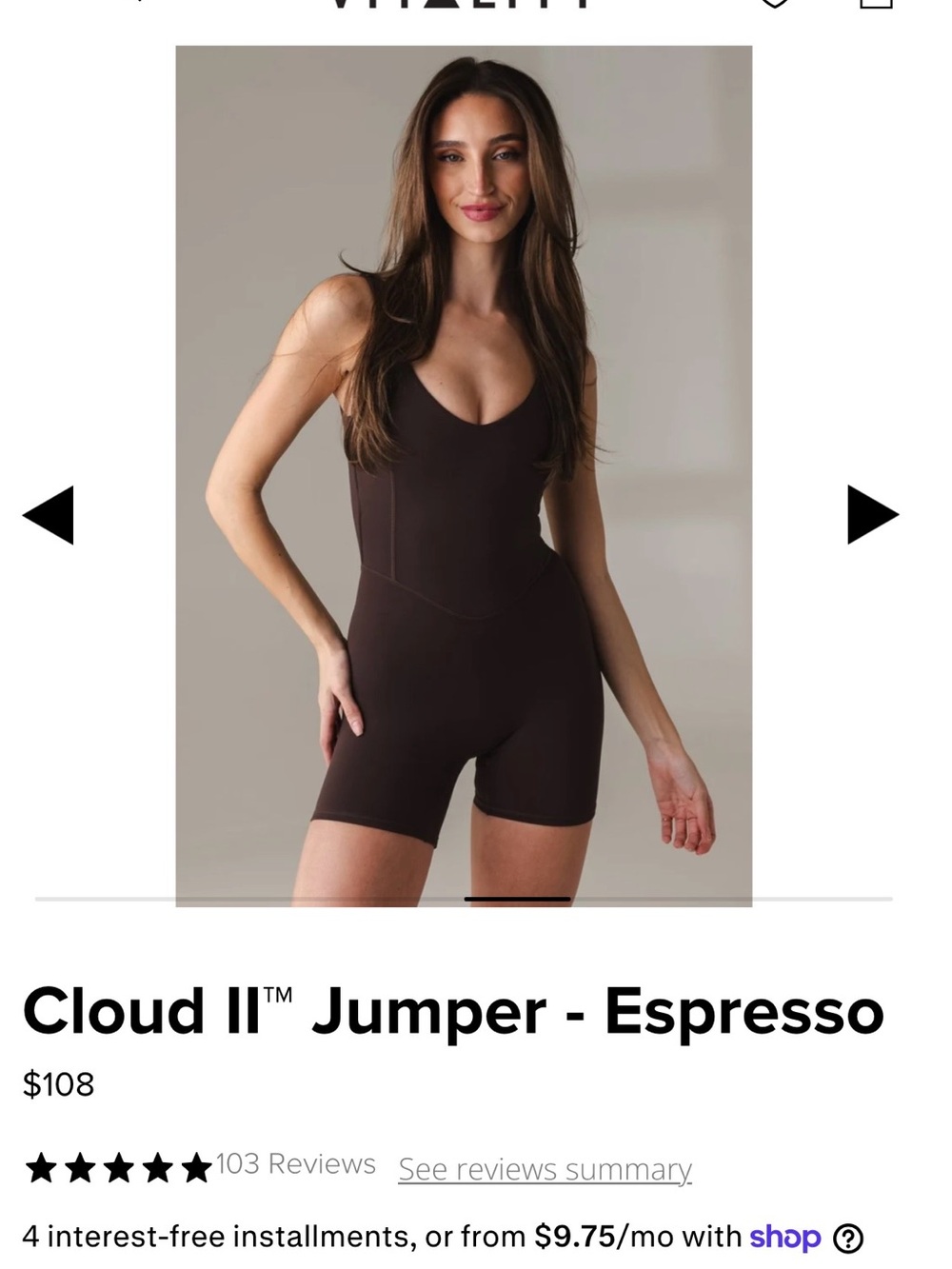Cloud II™ Espresso Shaping Jumper